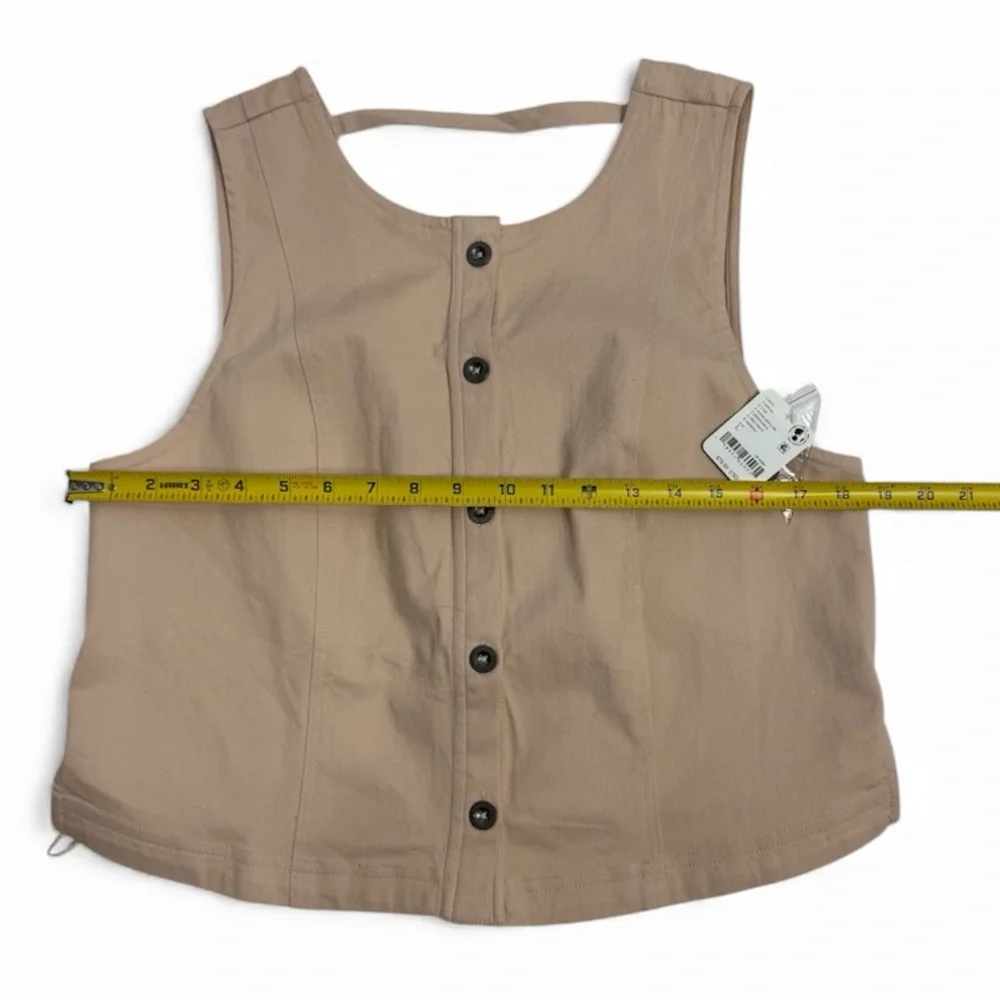 Free People Women's Blake Vest‎ Top, Size LARGE